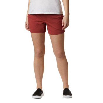 Columbia Saturday Trail, Pantalones Cortos Rojos Para Mujer | 847930-GMO